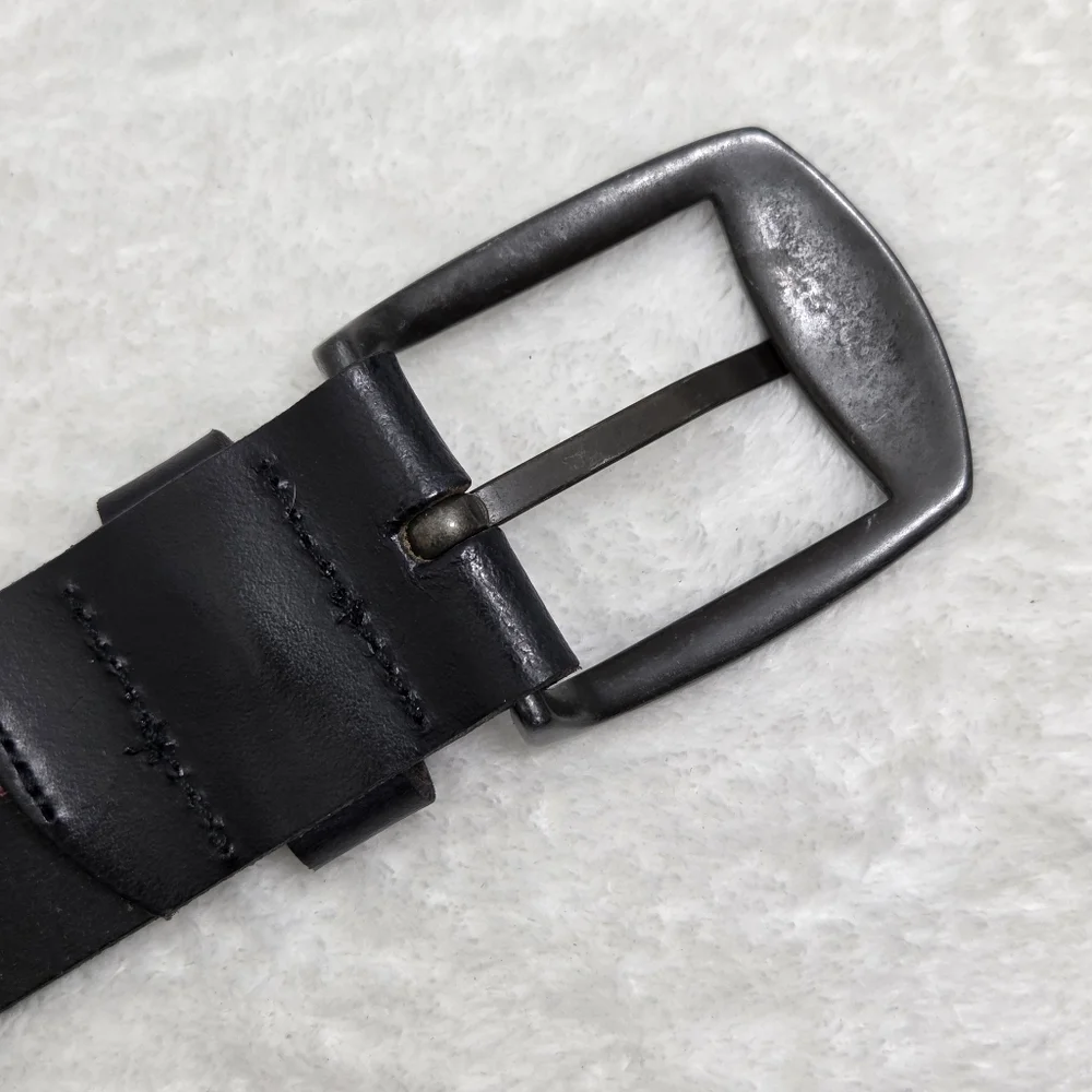 Diesel Black Vintage Black‎ Leather Belt size 39